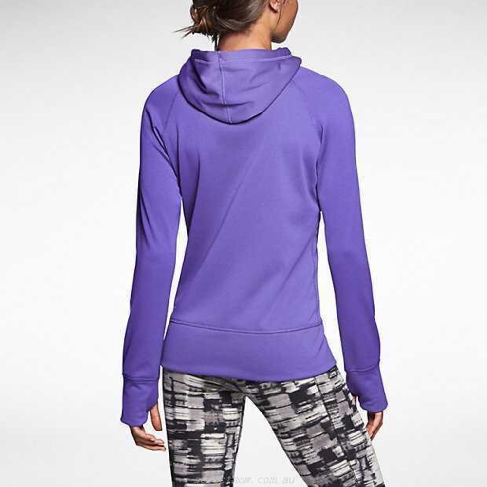NWT Nike: Extra Small Women's Purple Zip-up Hoodie - Picture 2 of 5